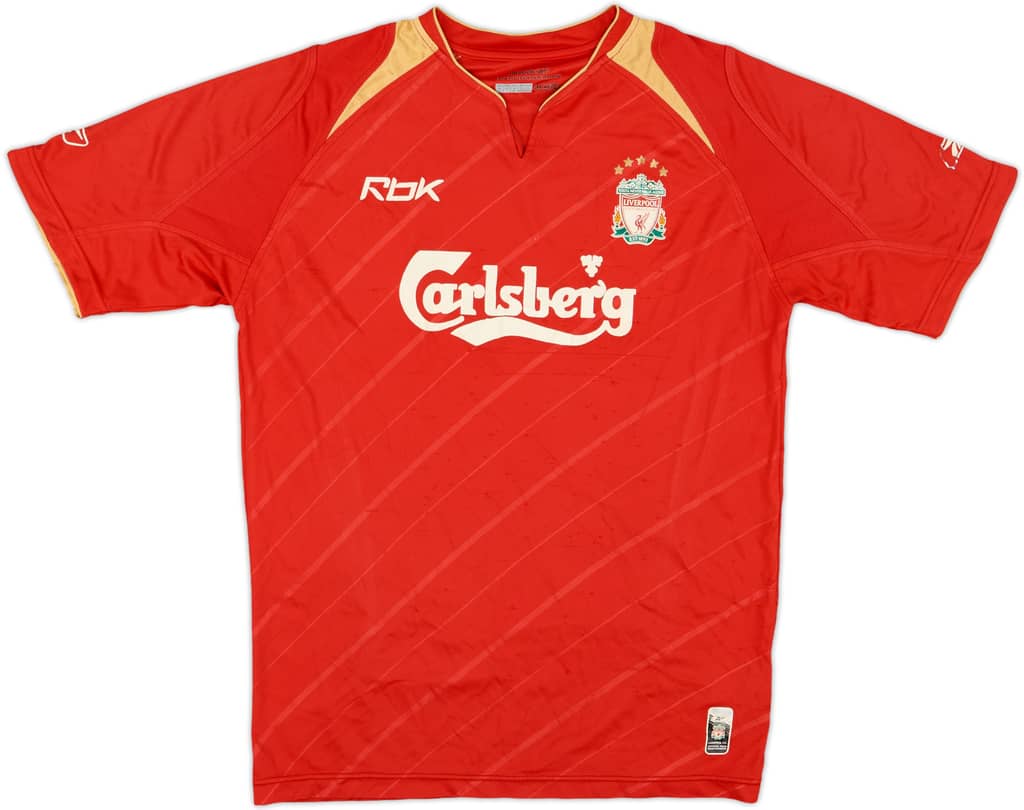 2005-06 Liverpool CL Home Shirt - 6/10 - (S)