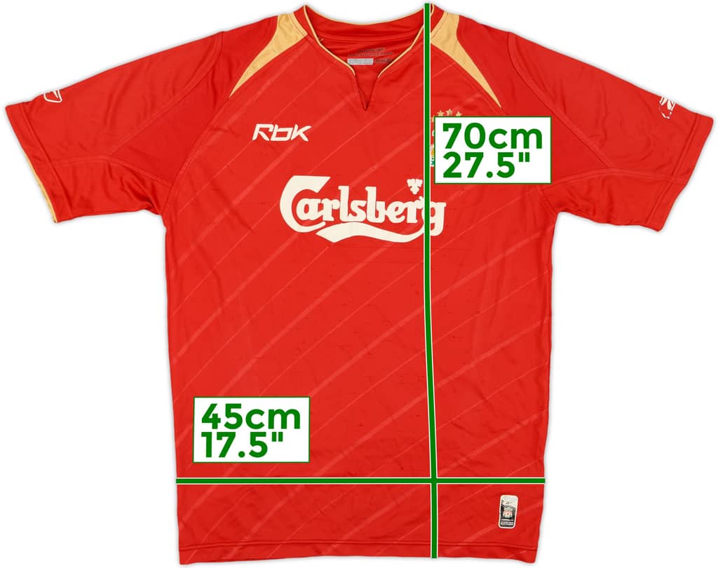 2005-06 Liverpool CL Home Shirt - 6/10 - (S)