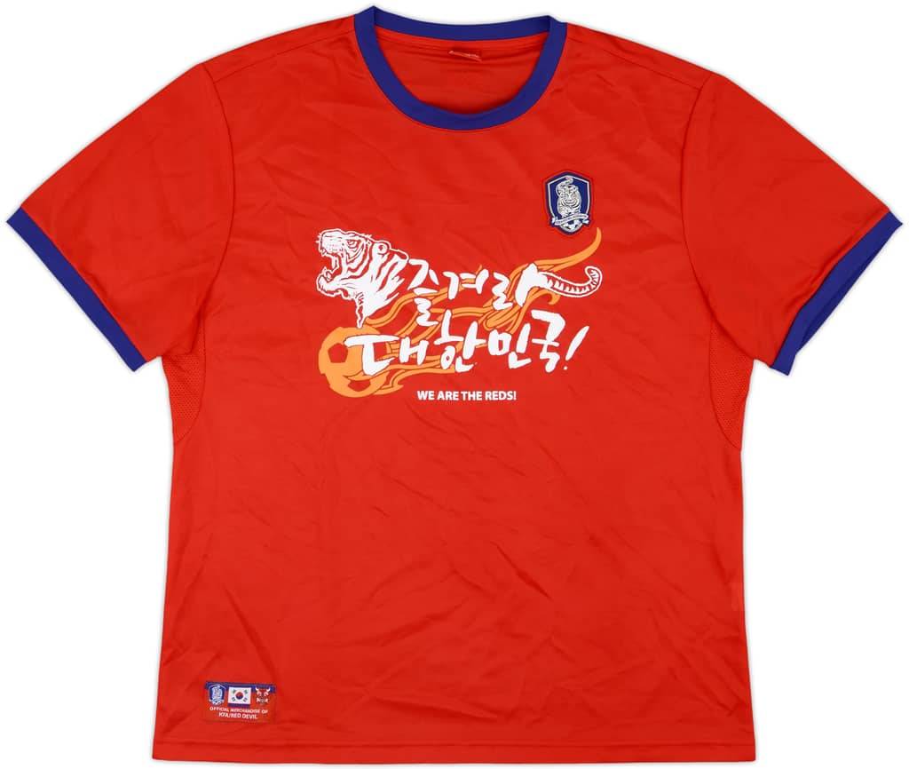 2014-15 South Korea Sundle Graphic Shirt - 10/10 - (XL)