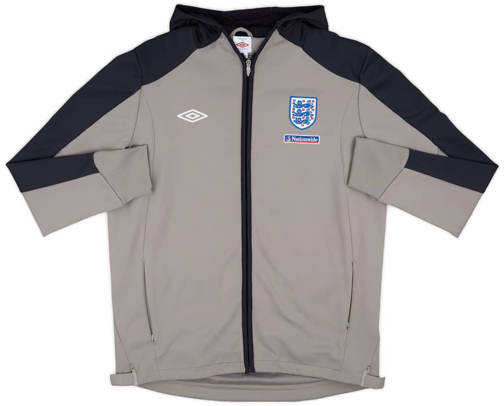 2010-11 England Umbro Hooded Track Jacket - 9/10 - (XL)