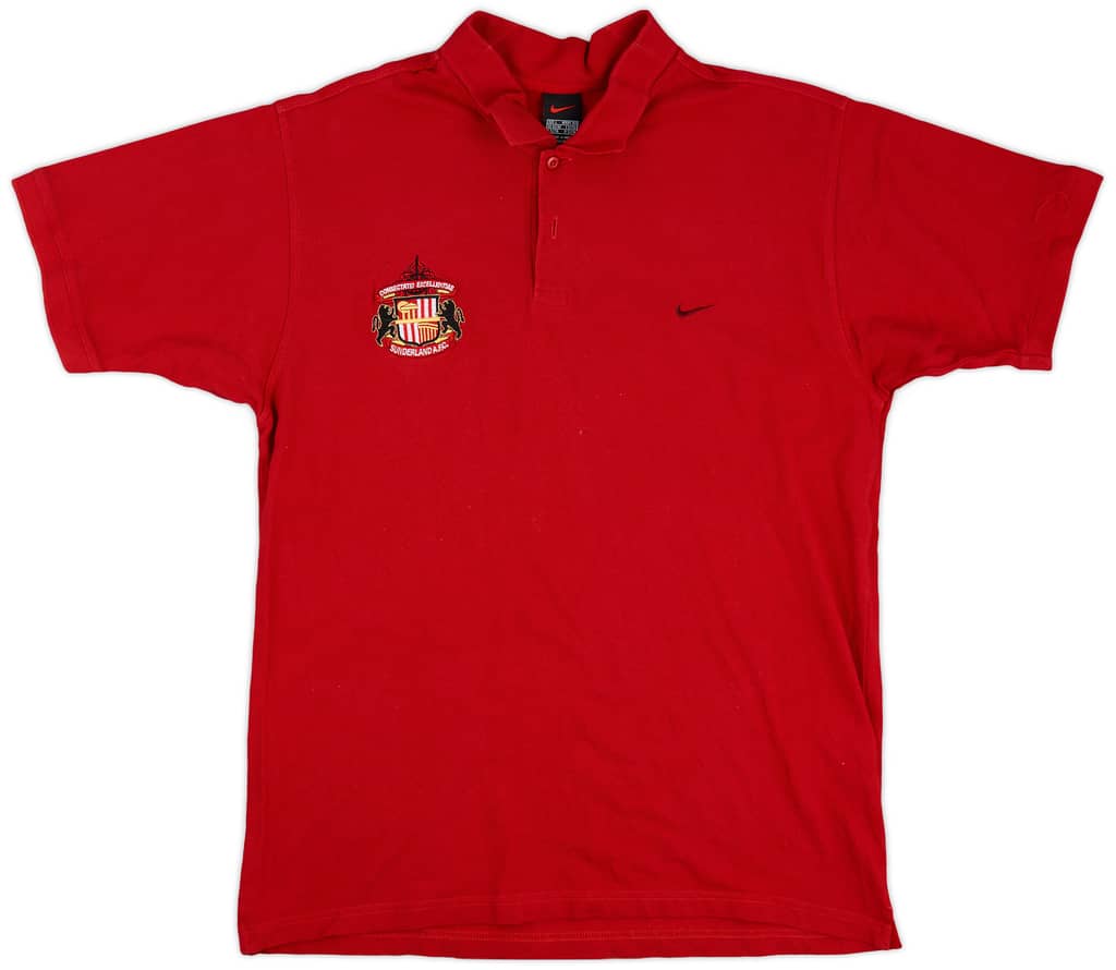 2003-04 Sunderland Nike Polo Shirt - 9/10 - (L)