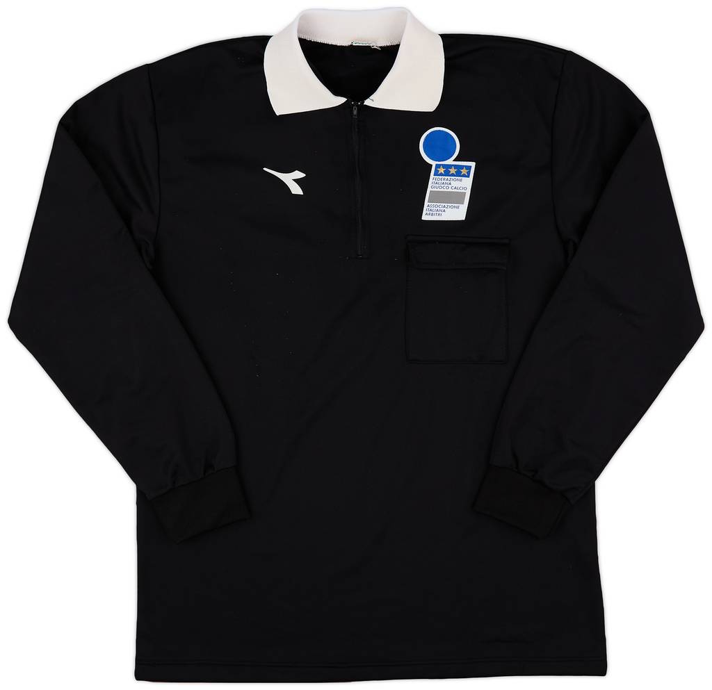 1990s Italy FIGC Diadora Referee L/S Shirt - 9/10 - (XL)
