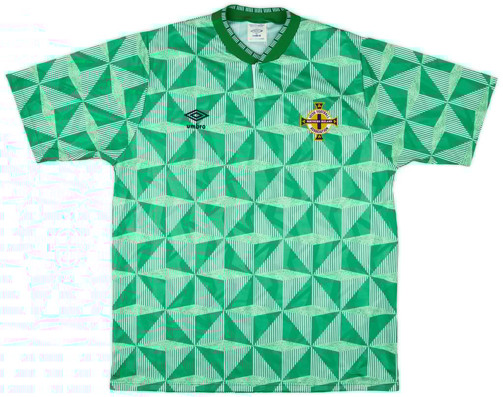1990-92 Northern Ireland Home Shirt - 9/10 - (XL)