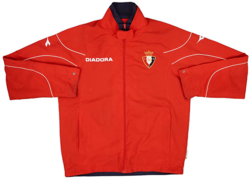 2008-09 Osasuna Diadora Track Jacket - 9/10 - (S)