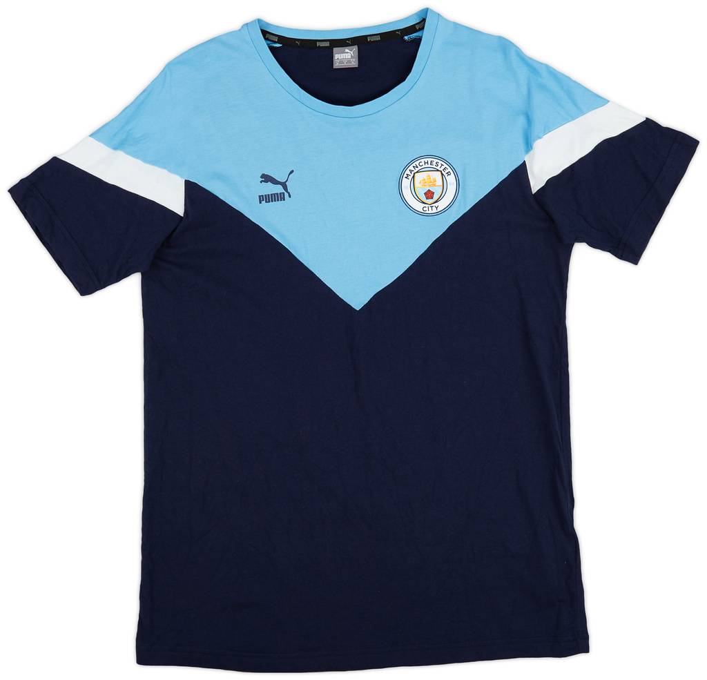 2019-20 Manchester City Puma Cotton Tee - 9/10 - (M)