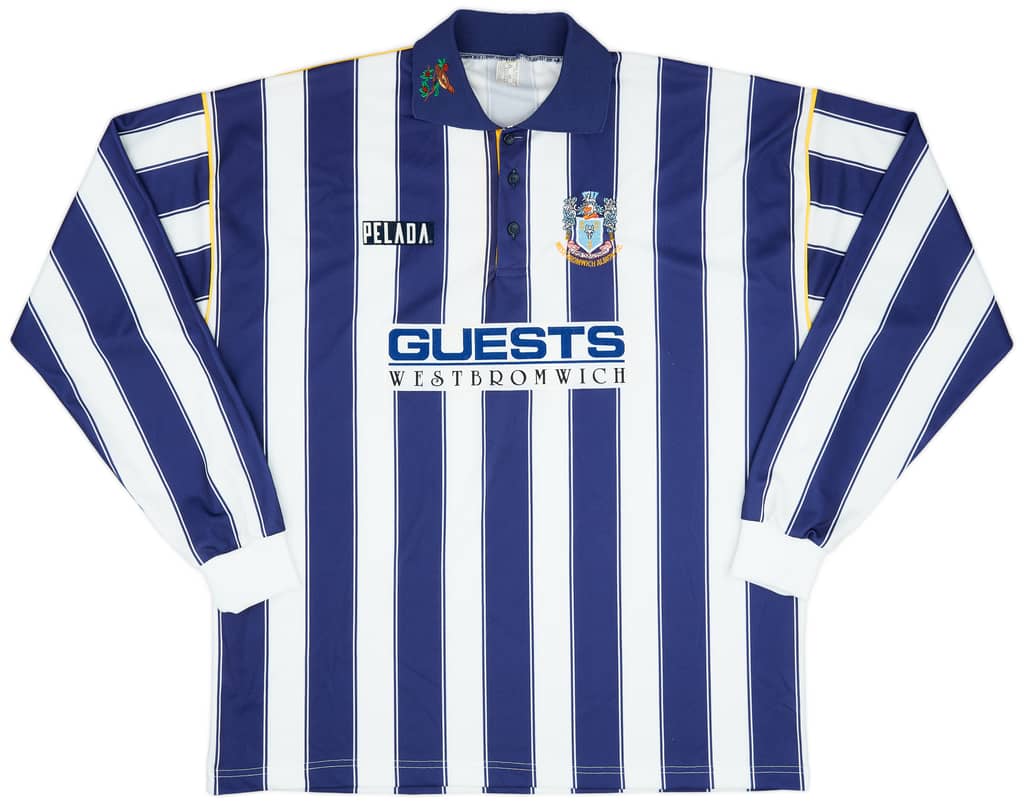 1994-95 West Brom Home L/S Shirt - 9/10 - (XXL)