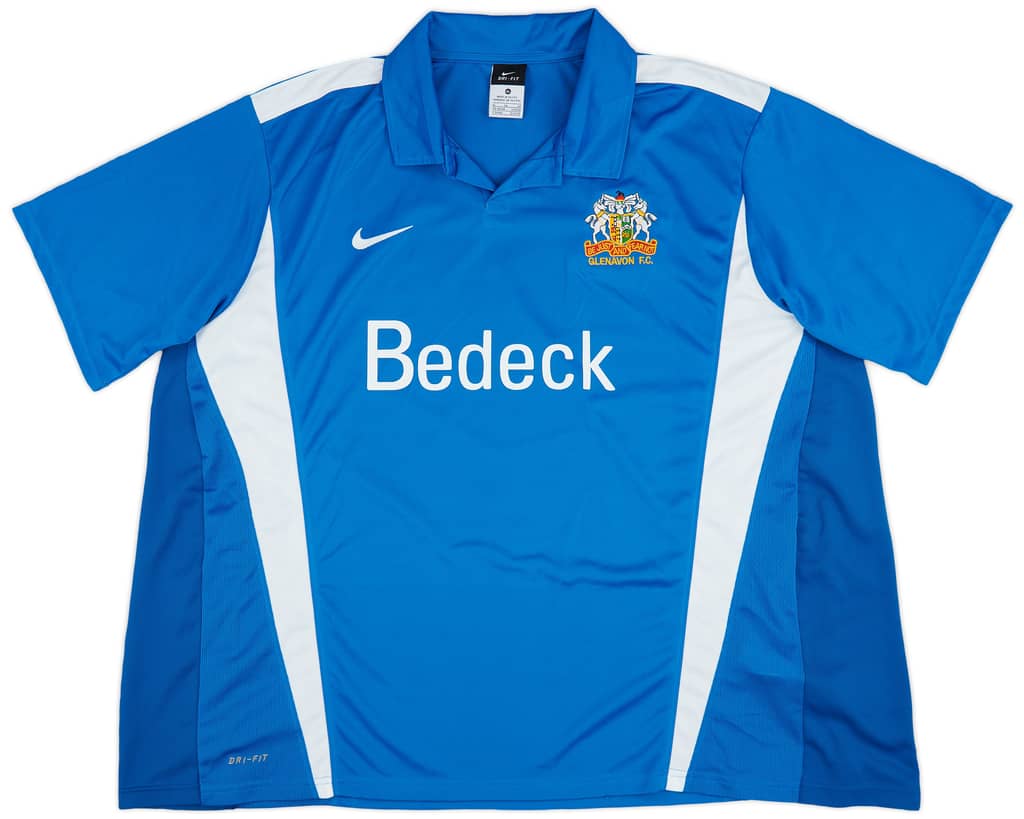 2010-12 Glenavon Home Shirt - 9/10 - (XL)
