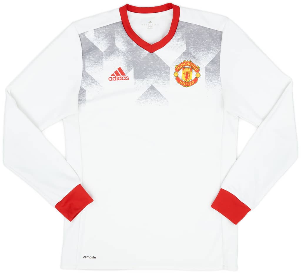 2016-17 Manchester United adidas Training L/S Shirt - 6/10 - (S)