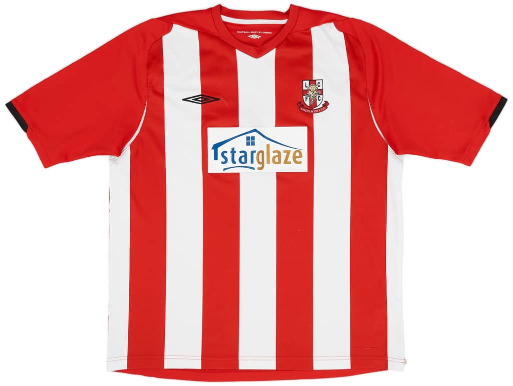 2007-08 Lincoln City Home Shirt - 6/10 - (XXL)