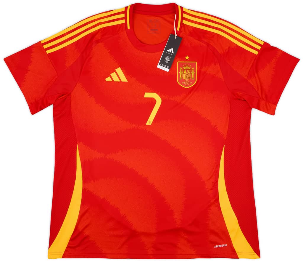2024-25 Spain Home Shirt Morata #7 (XXL)