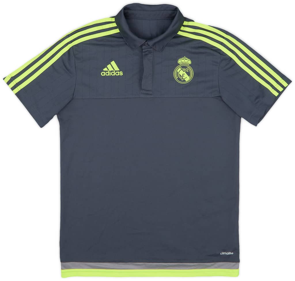 2015-16 Real Madrid adidas Polo Shirt - 9/10 - (S)
