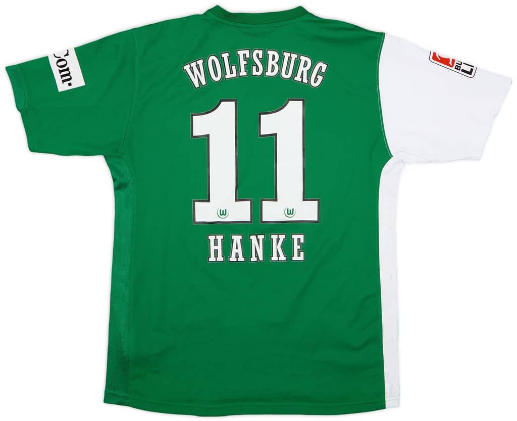 2006-07 Wolfsburg Home Shirt Hanke #11 - 7/10 - (XL.Boys)