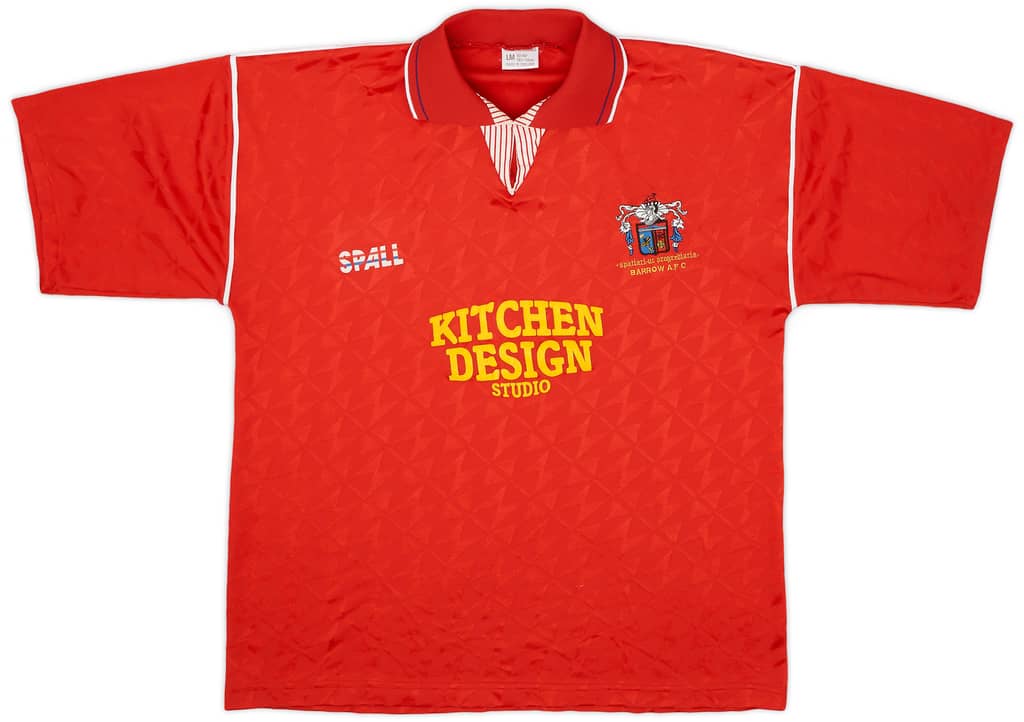 1991-92 Barrow Away Shirt - 8/10 - (L)
