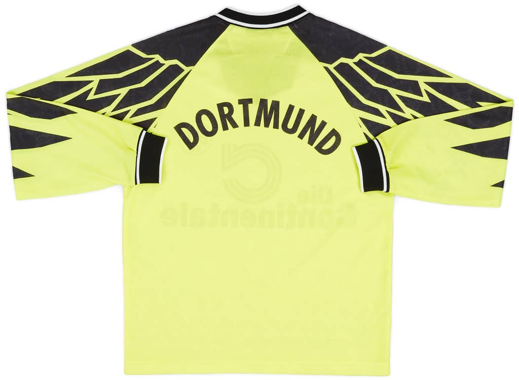 1994-95 Borussia Dortmund Home L/S Shirt - 8/10 - (S)