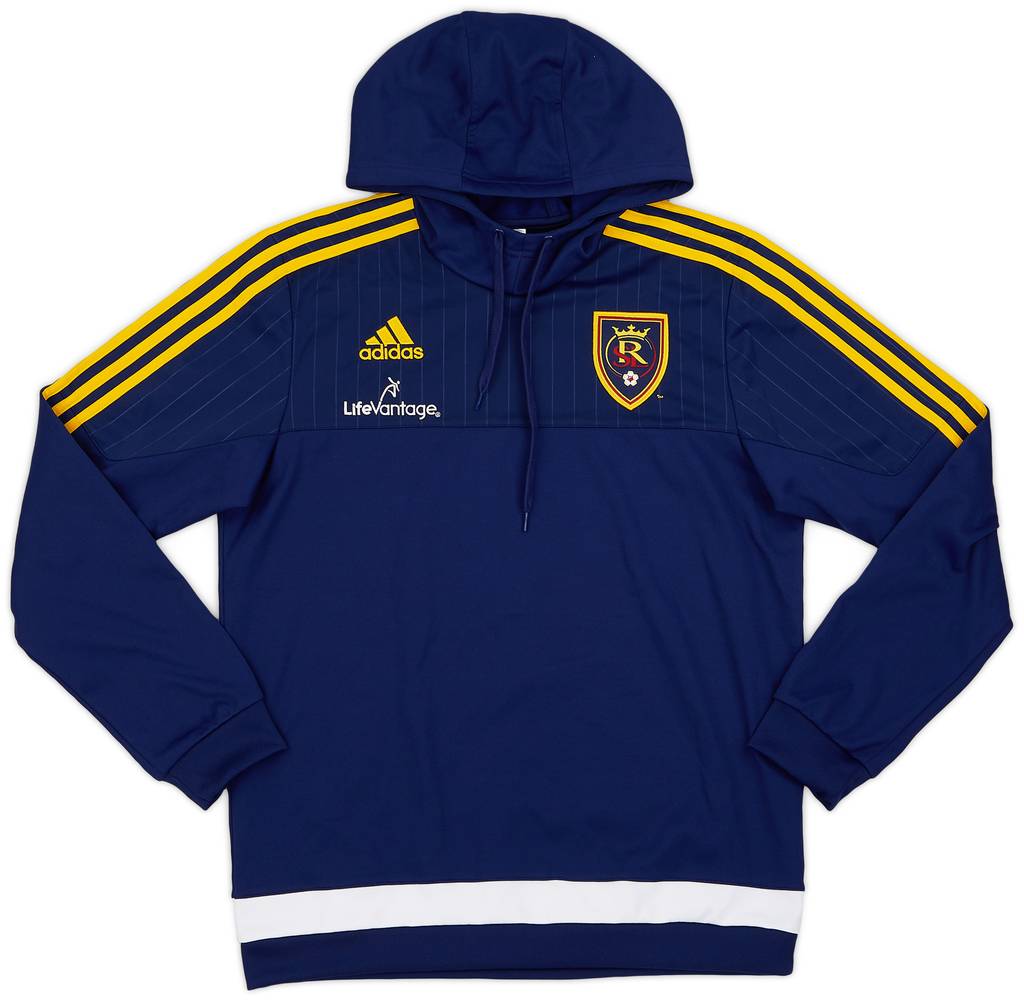 2013 Real Salt Lake adidas Hooded Sweat Top - 9/10 - (M)
