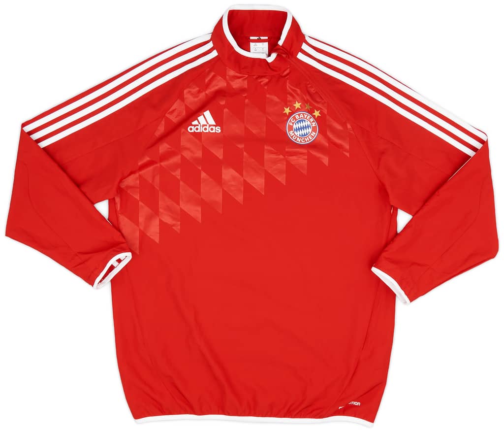 2013-14 Bayern Munich adidas 1/4 Zip Drill Top - 10/10 - (S)