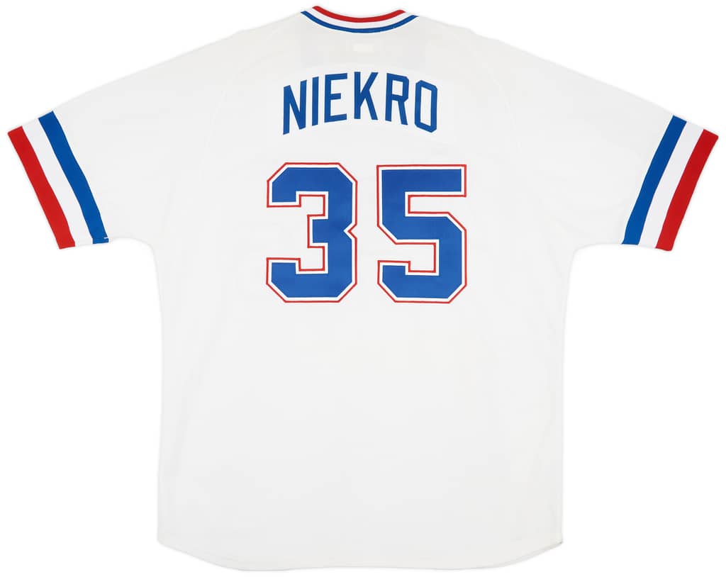 1981 Atlanta Braves Niekro #35 Mitchell & Ness Home Jersey (Excellent) XXL