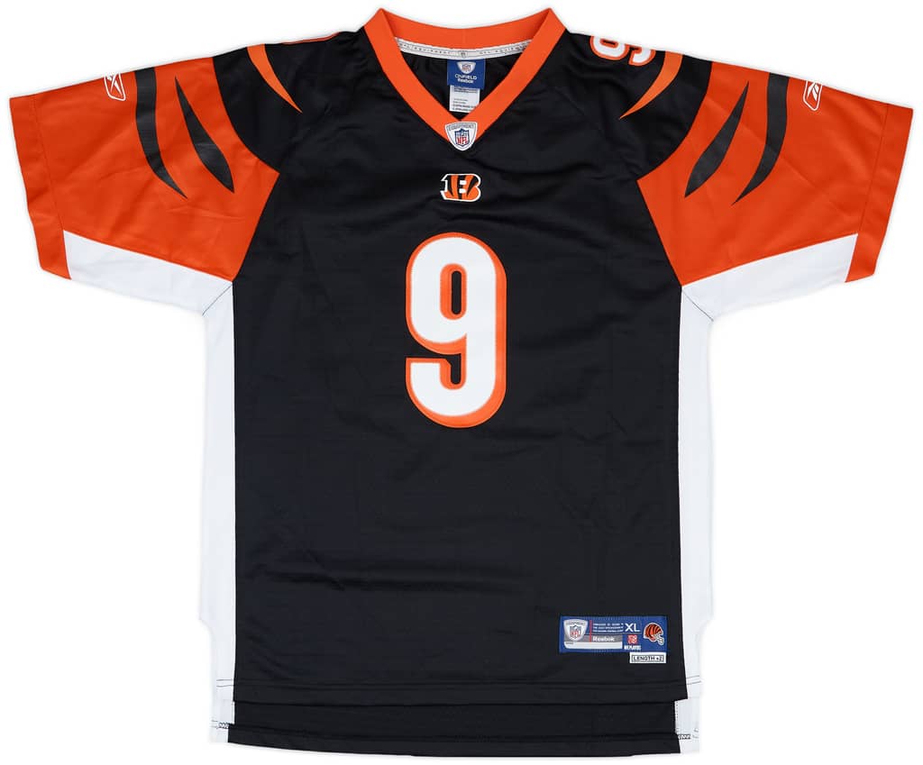 2008-10 Cincinnati Bengals Palmer #9 Reebok Premier Home Jersey - 9/10 - (XL.Boys)