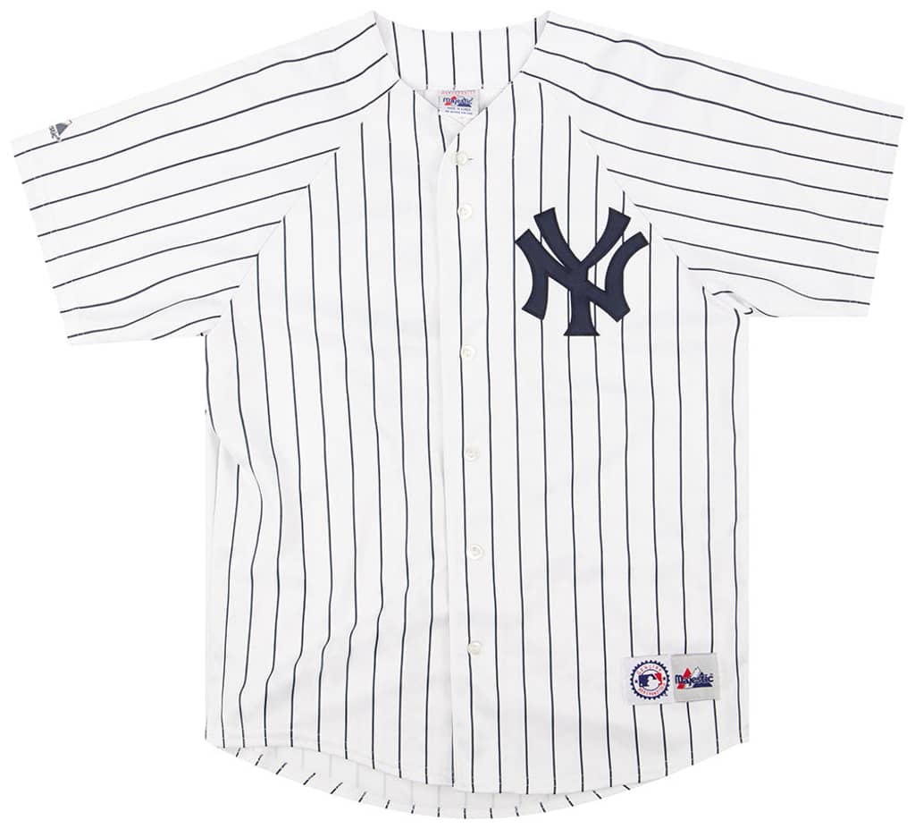 2003 New York Yankees Soriano #12 Majestic Jersey (Home) Y