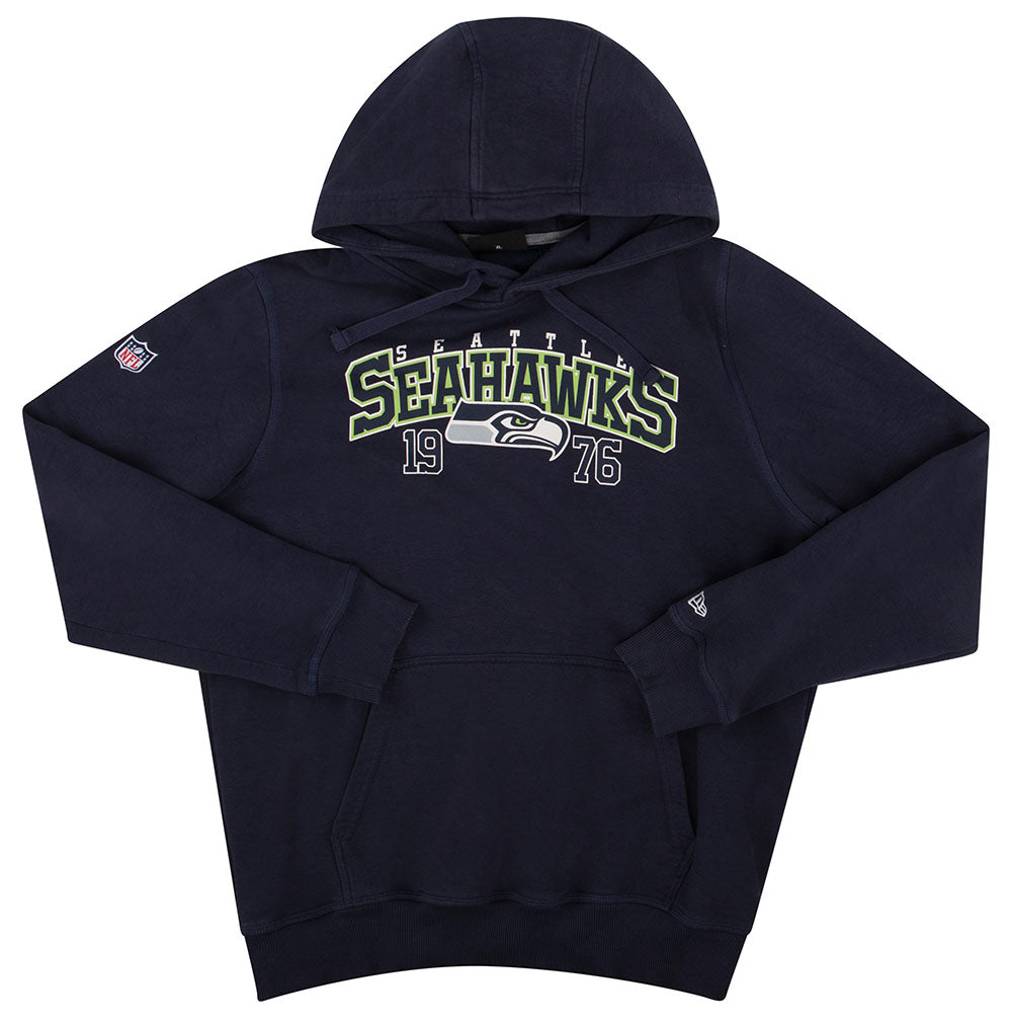 2010s Seatlle Seahawks New Era Hooded Sweat Top XL