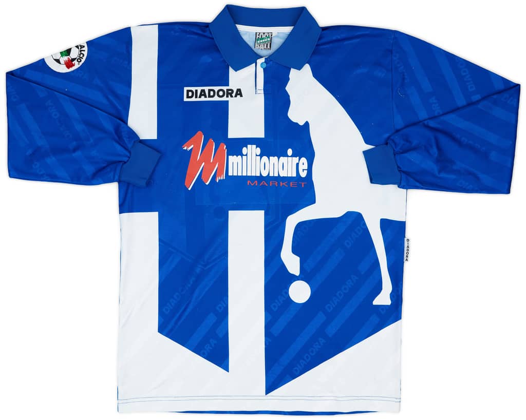 1996-97 Padova Match Issue Home L/S Shirt Coti #28