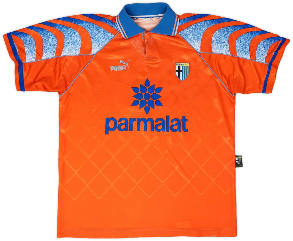 1996-97 Parma Match Issue Third Shirt #8