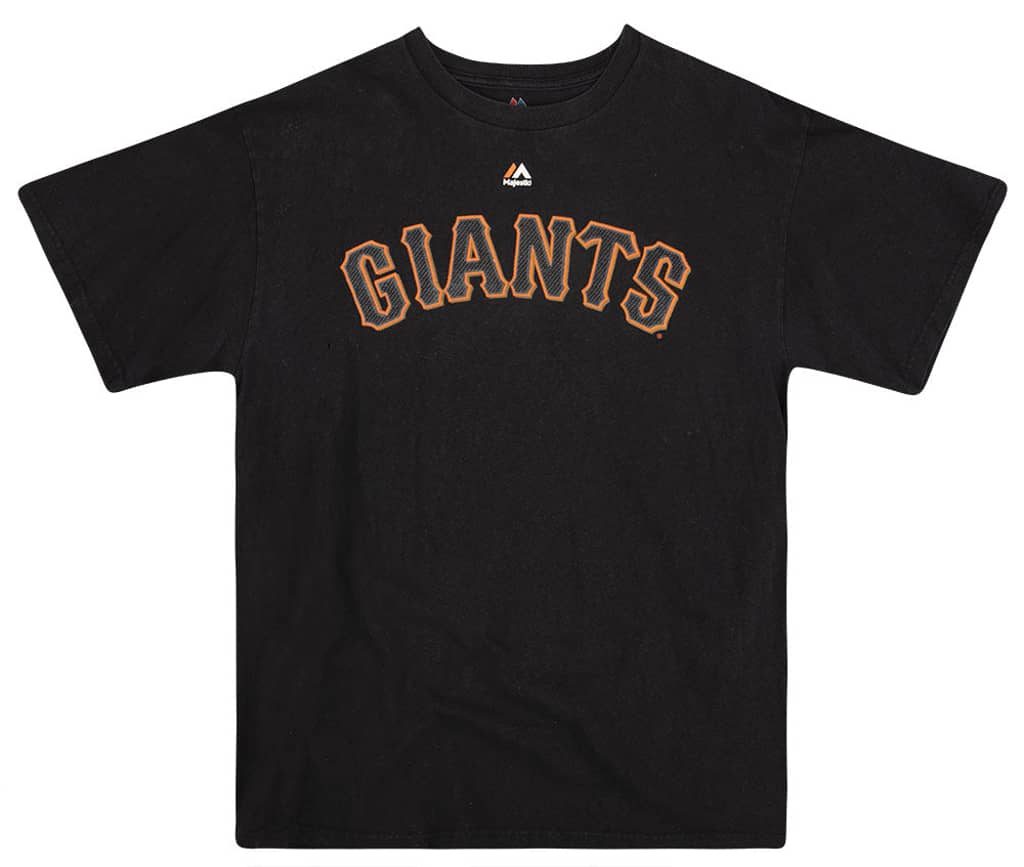 2014-15 San Francisco Giants Hudson #17 Majestic Tee L