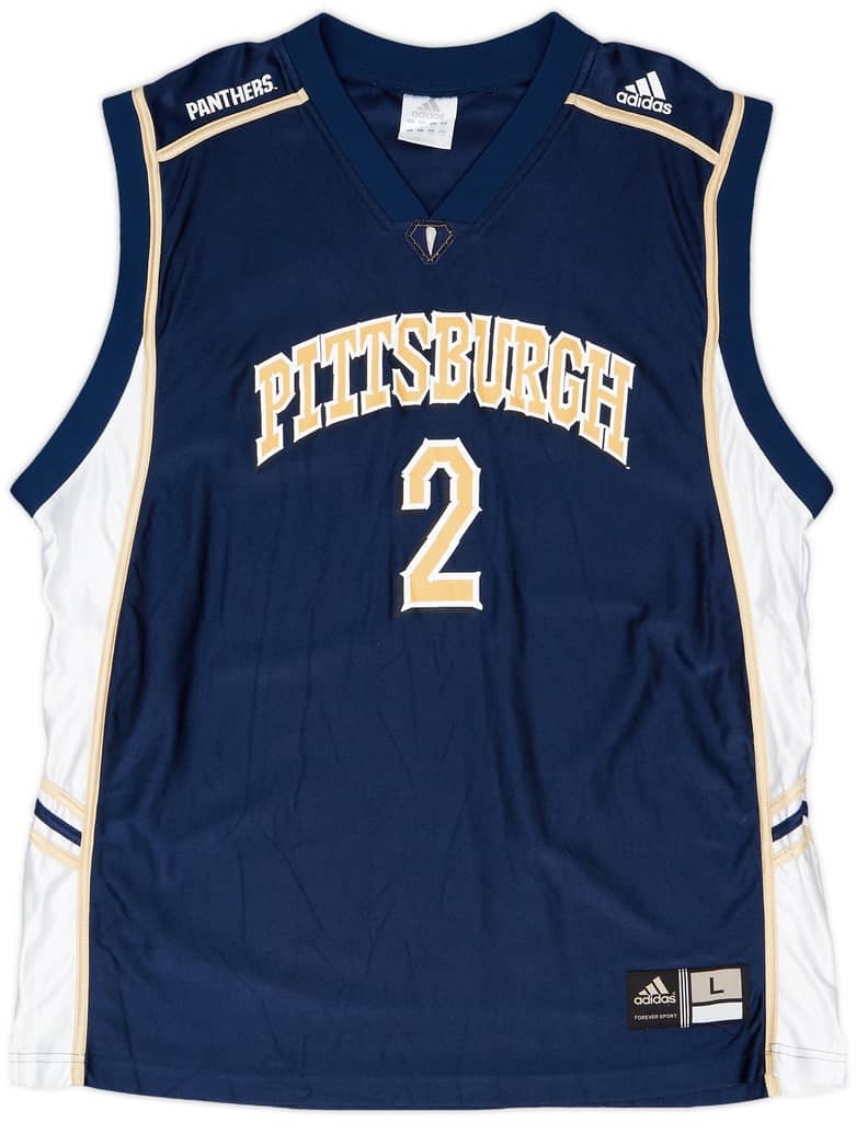 2002-05 Pittsburgh Panthers Troutman #2 adidas Away Jersey - 9/10 - (L)