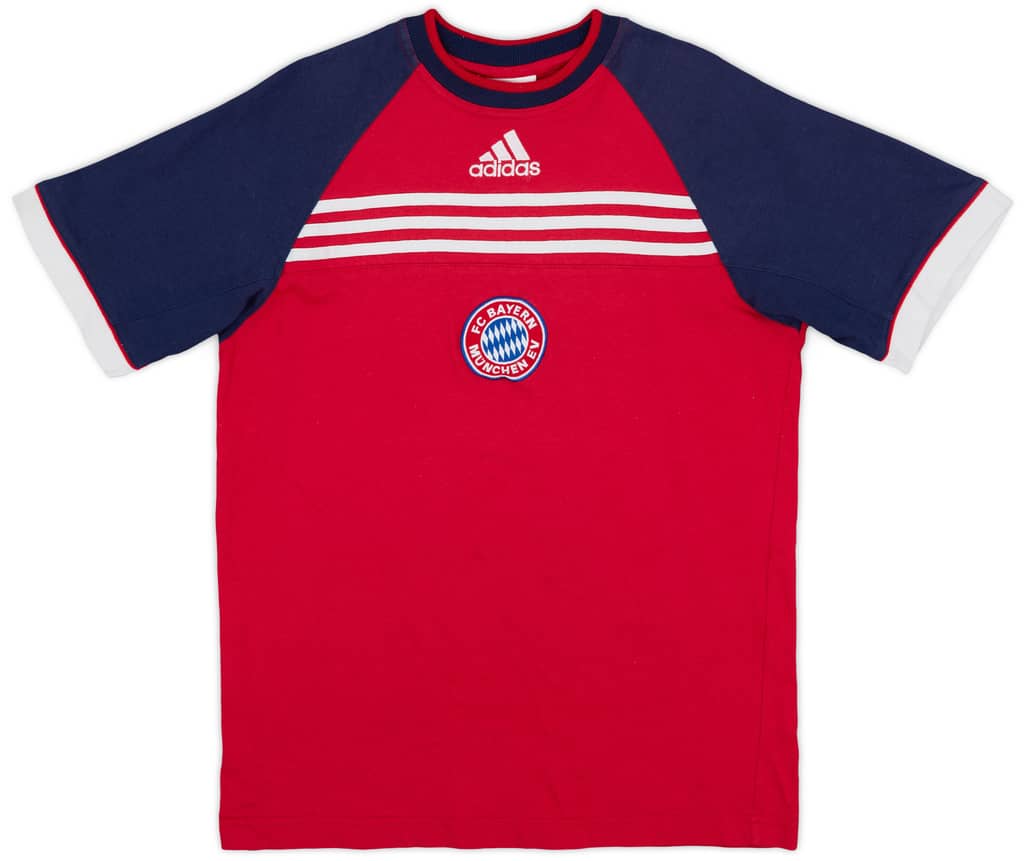 2000-01 Bayern Munich adidas Cotton Tee - 9/10 - (S)