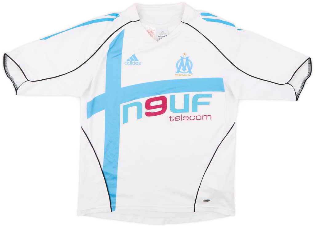 2005-06 Olympique Marseille Home Shirt - 6/10 - (XL.Boys)