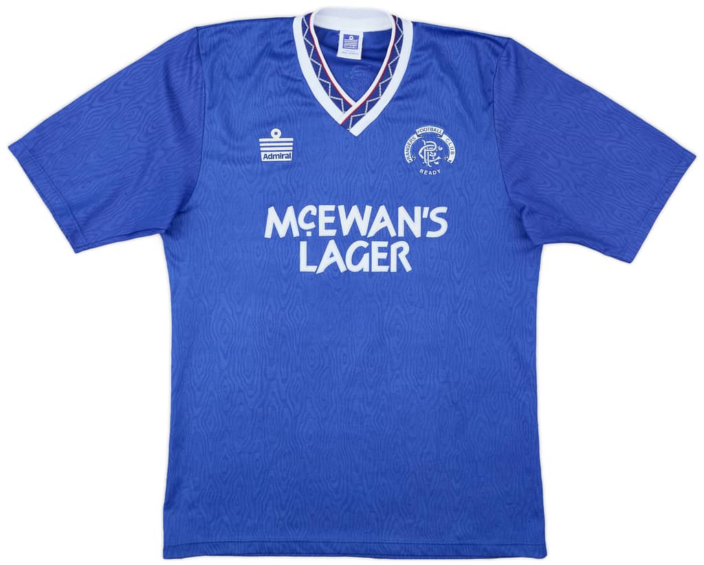 1990-92 Rangers Home Shirt - 8/10 - (M)