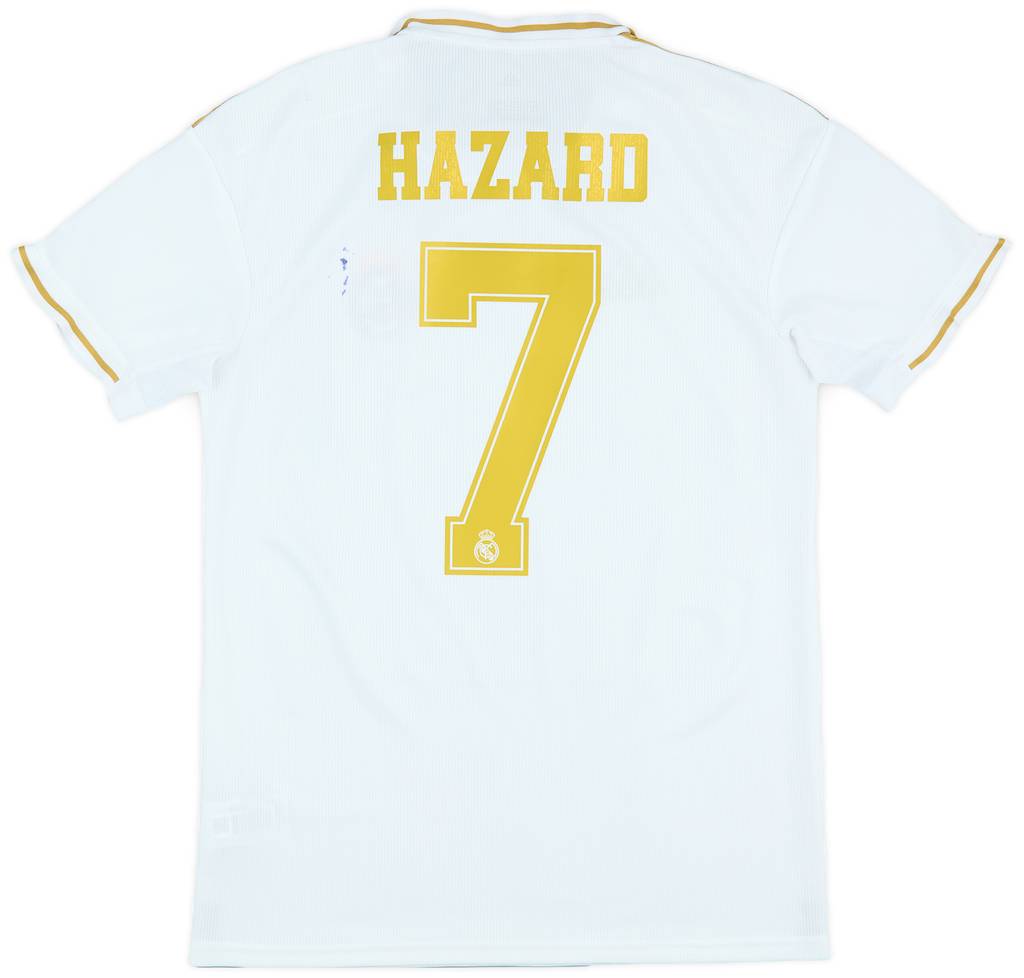 2019-20 Real Madrid Home Shirt Hazard #7 - 5/10 - (S)