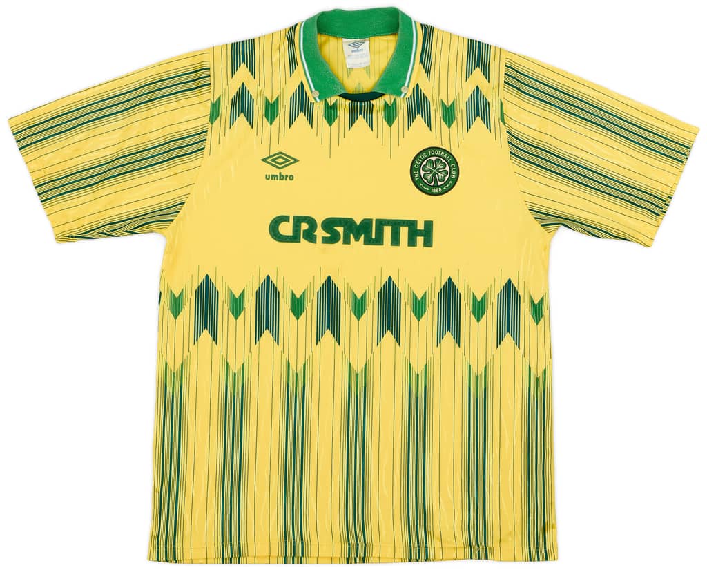 1989-91 Celtic Away Shirt - 8/10 - (M)