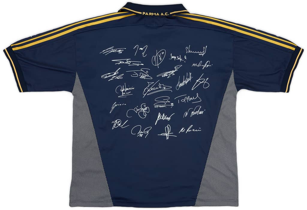 2000-01 Parma 'Signed' Finale TIM Cup Away Shirt - 9/10 - (XL)