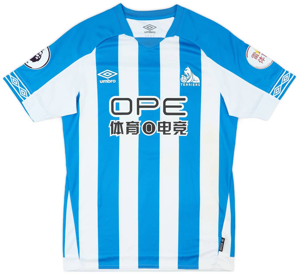 2018-19 Huddersfield Match Issue Home Shirt Hogg #6