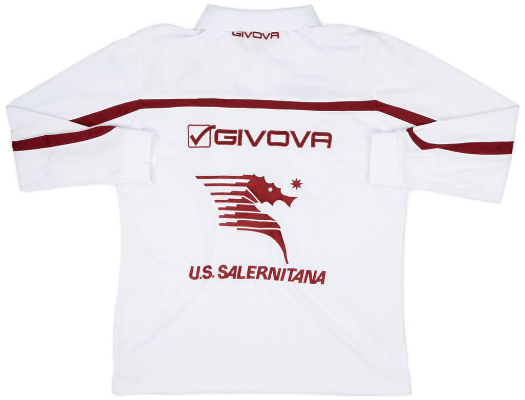 2016-17 Salernitana Givova Polo L/S Shirt - 8/10 - (XL)