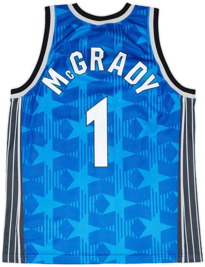 2000-03 Orlando Magic McGrady #1 Champion Away Jersey - 9/10 - (S)