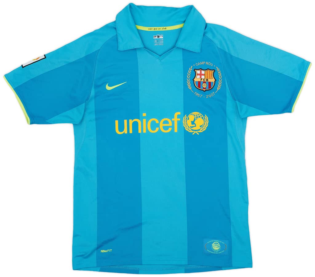 2007-09 Barcelona Away Shirt Messi #19 - 8/10 - (S)