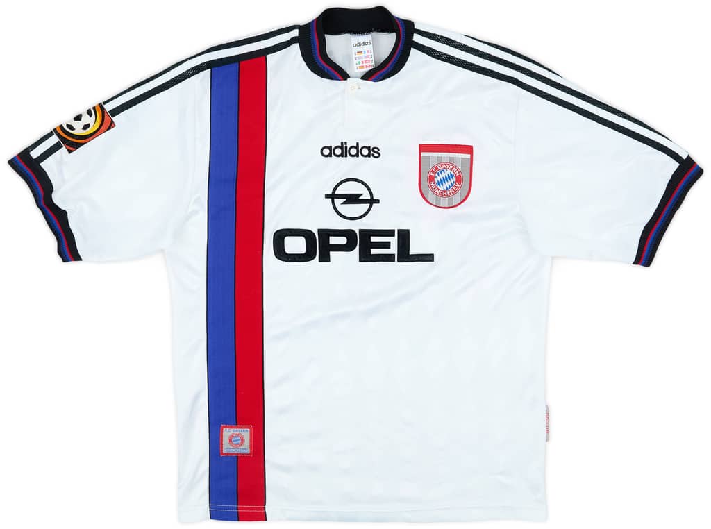 1996-98 Bayern Munich Away Shirt Helmer #5 - 5/10 - (M)