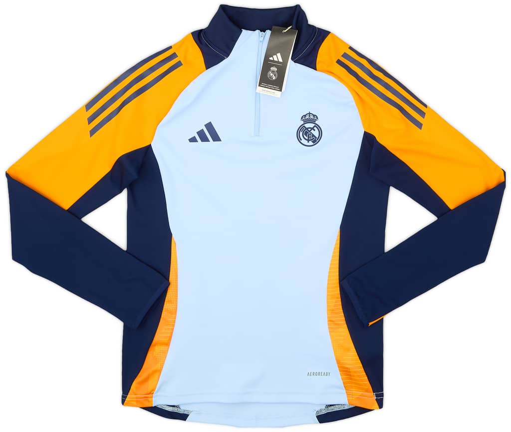 2024-25 Real Madrid adidas 1/4 Zip Training Top (KIDS)