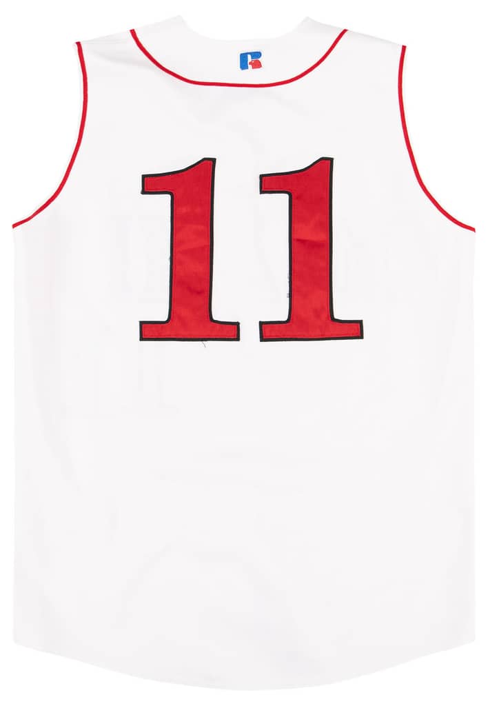 1990s Miami Redhawks #11 Russell Athletic Sleeveless Baseball Jersey (Home) M