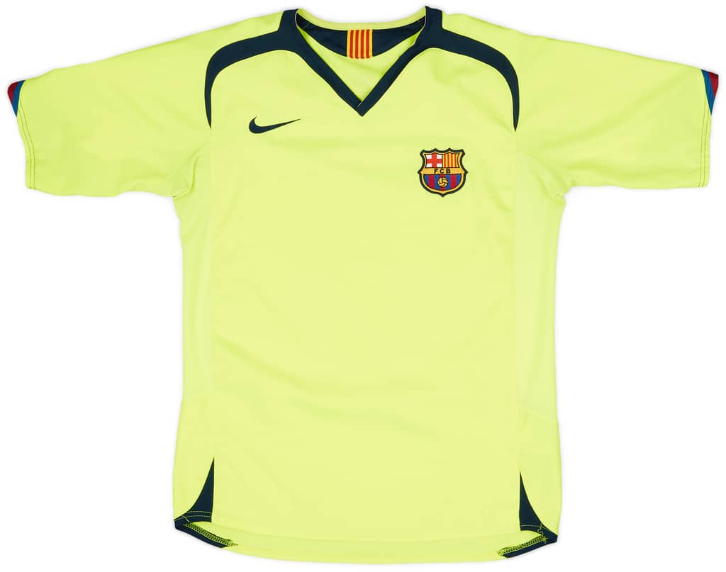 2005-06 Barcelona Away Shirt - 8/10 - (XL.Boys)