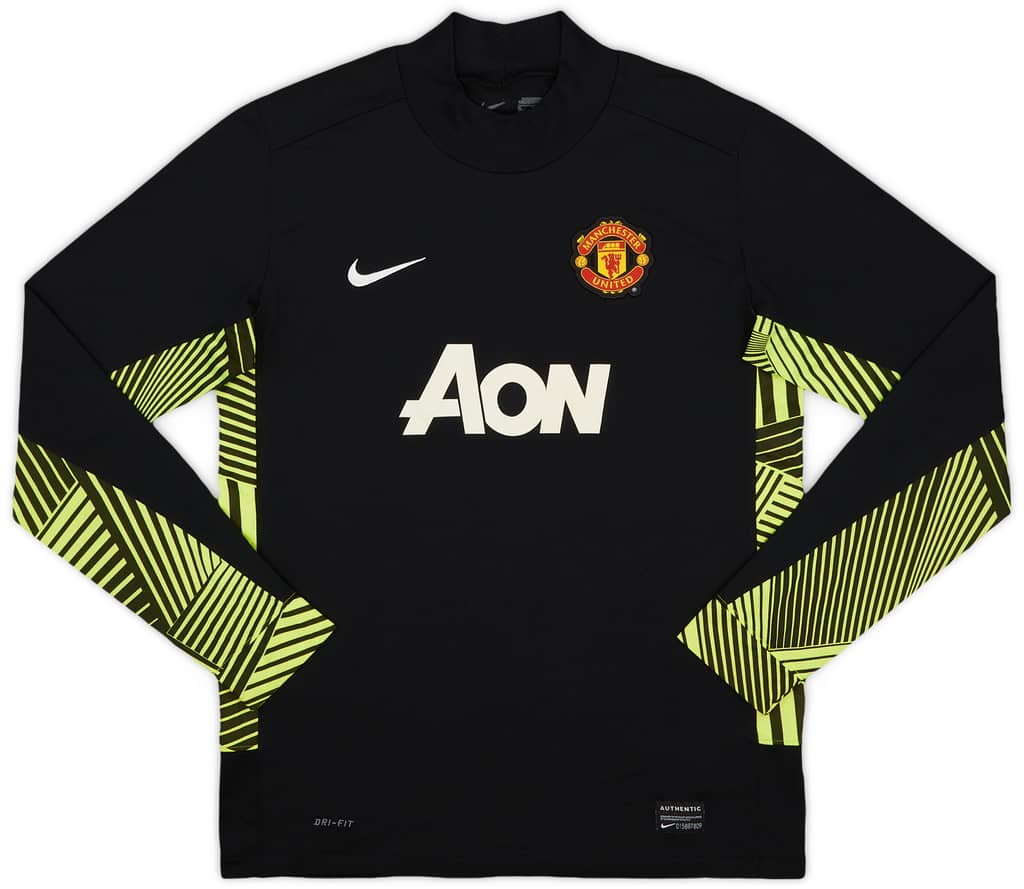 2011-12 Manchester United GK Shirt De Gea #1 - 7/10 - (XL.Boys)