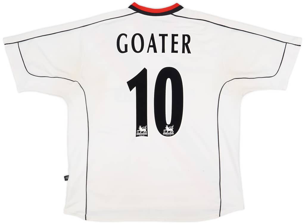 2002-03 Manchester City Away Shirt Goater #10 - 5/10 - (XXL)
