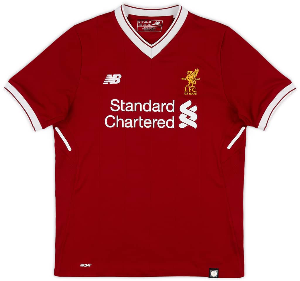 2017-18 Liverpool 125 Years Home Shirt - 9/10 - (XL.Boys)