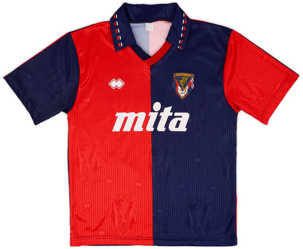 1991-92 Genoa Home Shirt - 8/10 - (L)