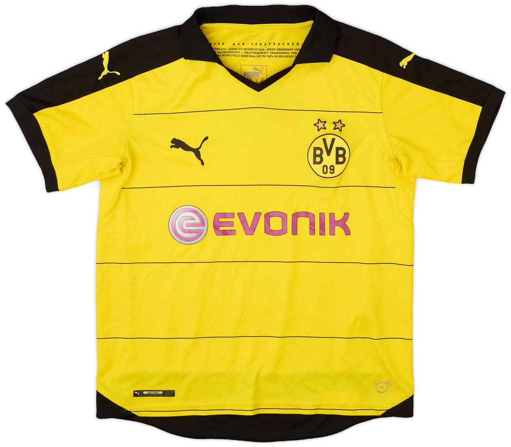 2015-16 Borussia Dortmund Home Shirt - 8/10 - (XL.Boys)