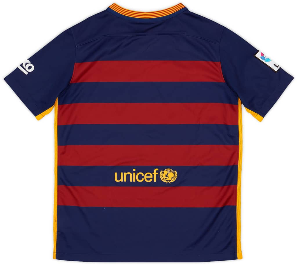 2015-16 Barcelona Home Shirt - 7/10 - (XL.Boys)