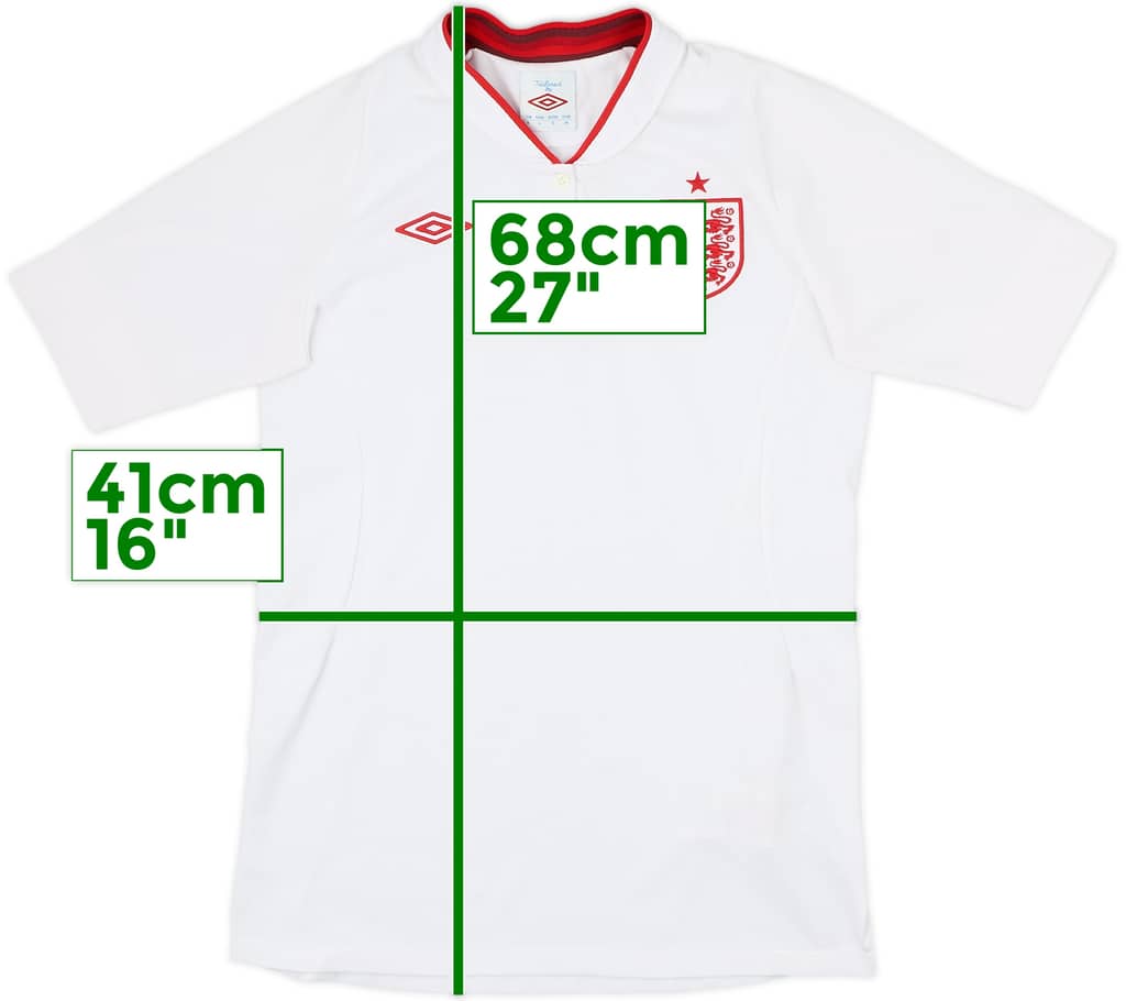 2012-13 England Home Shirt - 10/10 - (Women's S)