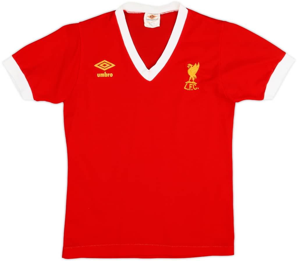 1976-79 Liverpool Home Shirt - 7/10 - (S)